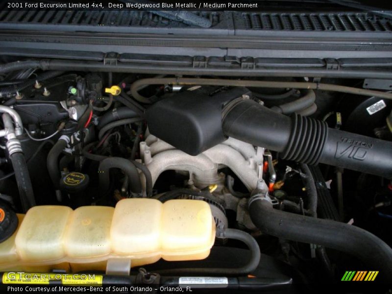 Deep Wedgewood Blue Metallic / Medium Parchment 2001 Ford Excursion Limited 4x4