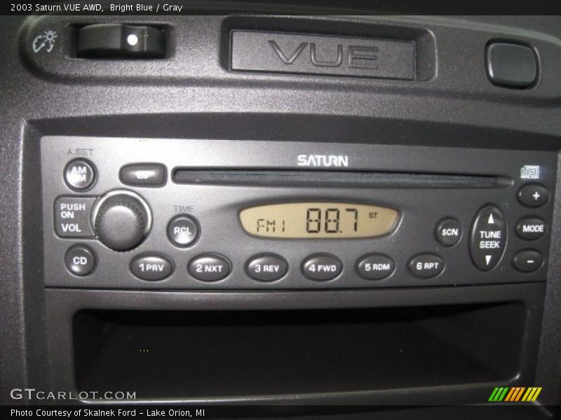 Bright Blue / Gray 2003 Saturn VUE AWD