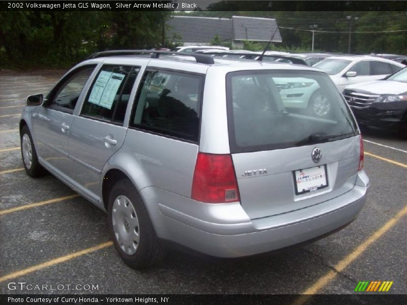 Silver Arrow Metallic / Black 2002 Volkswagen Jetta GLS Wagon