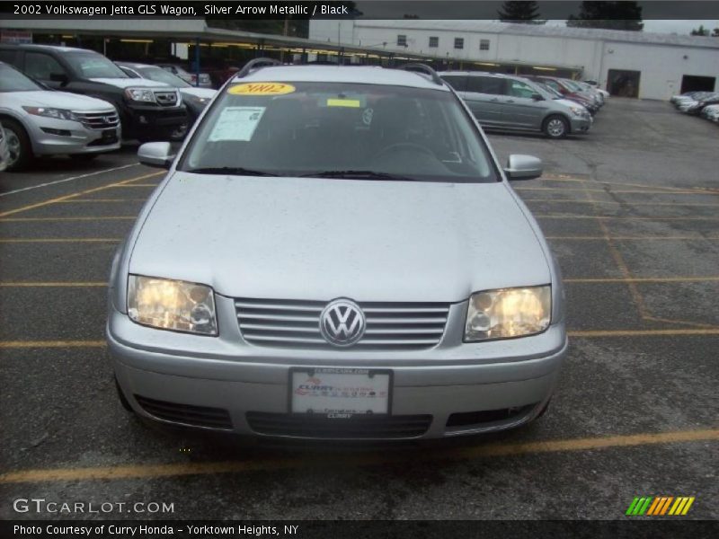 Silver Arrow Metallic / Black 2002 Volkswagen Jetta GLS Wagon