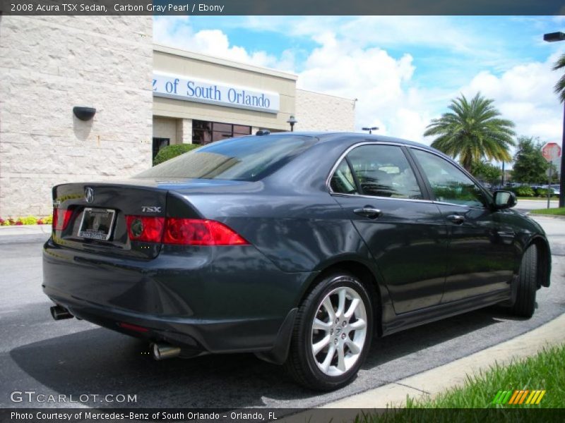 Carbon Gray Pearl / Ebony 2008 Acura TSX Sedan
