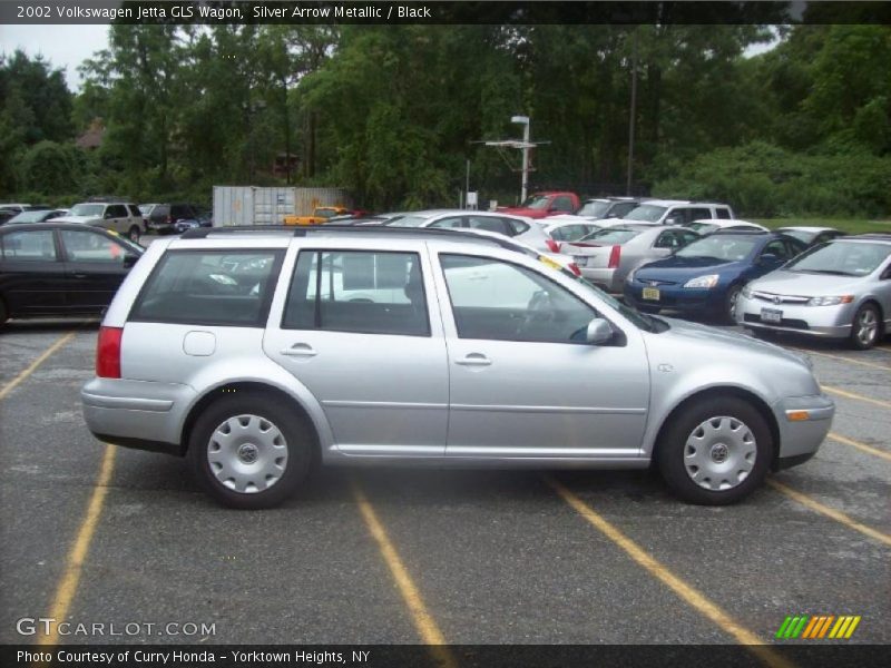 Silver Arrow Metallic / Black 2002 Volkswagen Jetta GLS Wagon