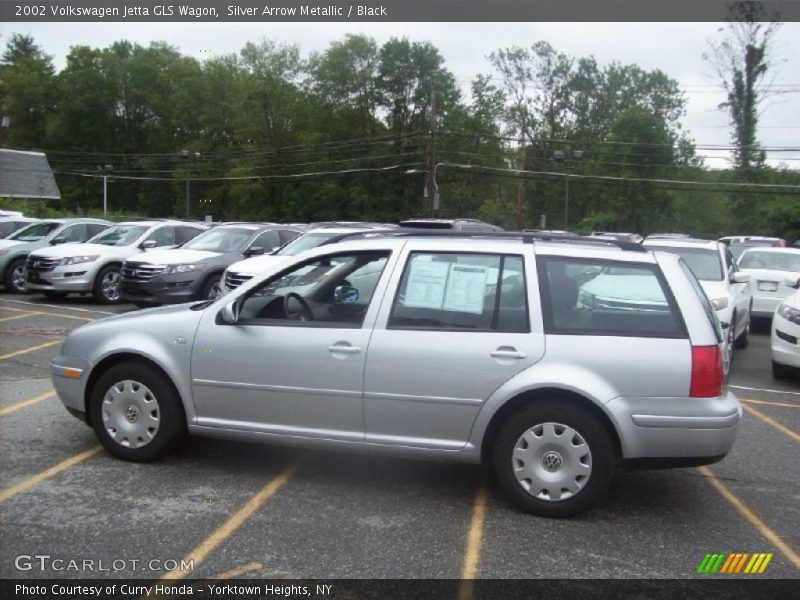 Silver Arrow Metallic / Black 2002 Volkswagen Jetta GLS Wagon