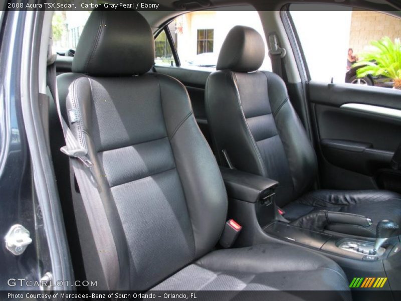 Carbon Gray Pearl / Ebony 2008 Acura TSX Sedan