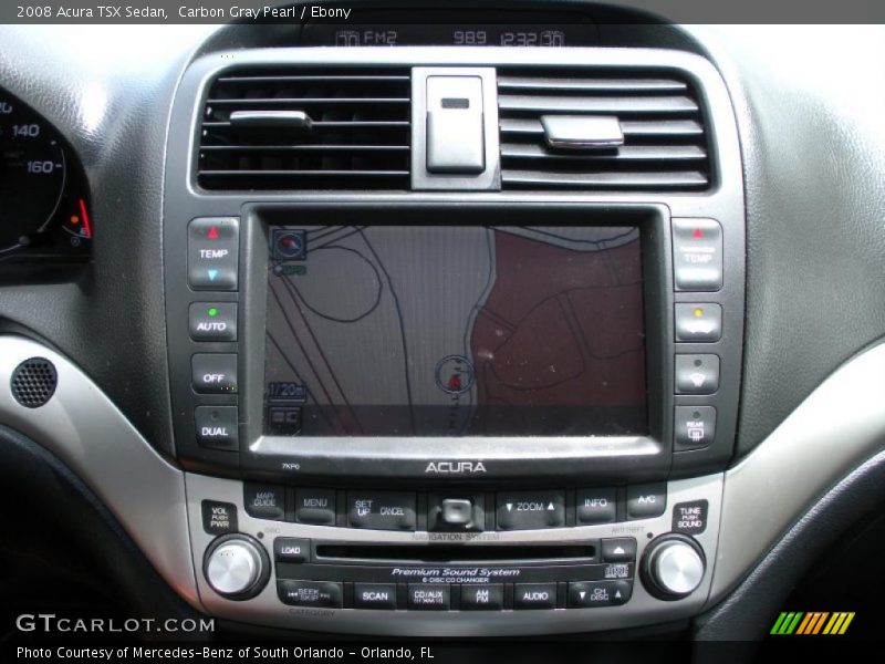 Carbon Gray Pearl / Ebony 2008 Acura TSX Sedan
