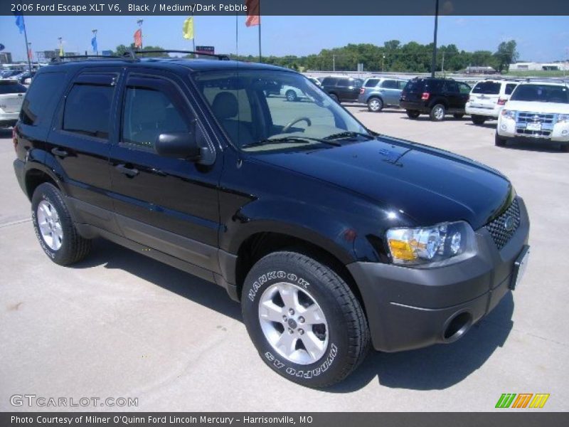 Black / Medium/Dark Pebble 2006 Ford Escape XLT V6