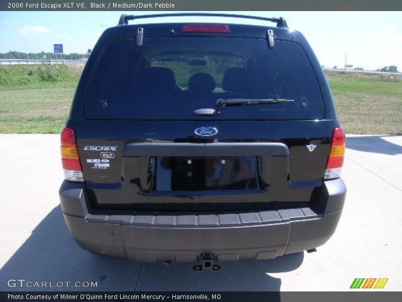 Black / Medium/Dark Pebble 2006 Ford Escape XLT V6