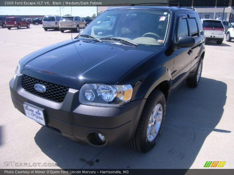 Black / Medium/Dark Pebble 2006 Ford Escape XLT V6
