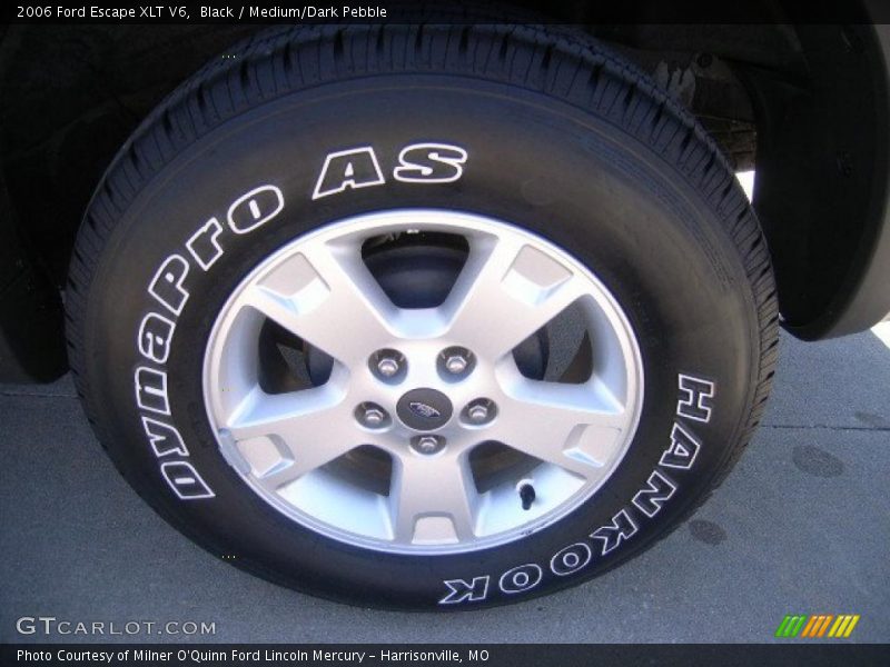 Black / Medium/Dark Pebble 2006 Ford Escape XLT V6