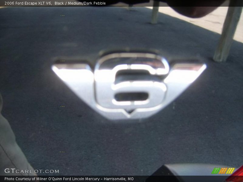 Black / Medium/Dark Pebble 2006 Ford Escape XLT V6