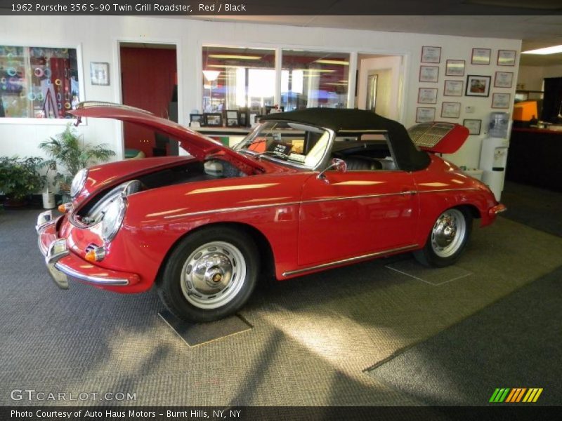 Red / Black 1962 Porsche 356 S-90 Twin Grill Roadster