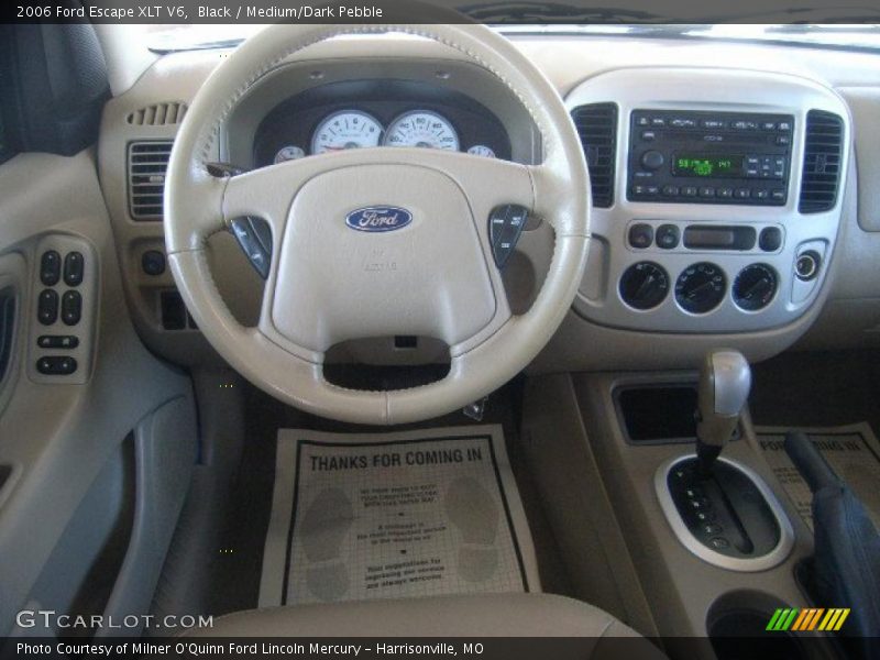 Black / Medium/Dark Pebble 2006 Ford Escape XLT V6