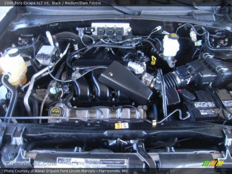 Black / Medium/Dark Pebble 2006 Ford Escape XLT V6
