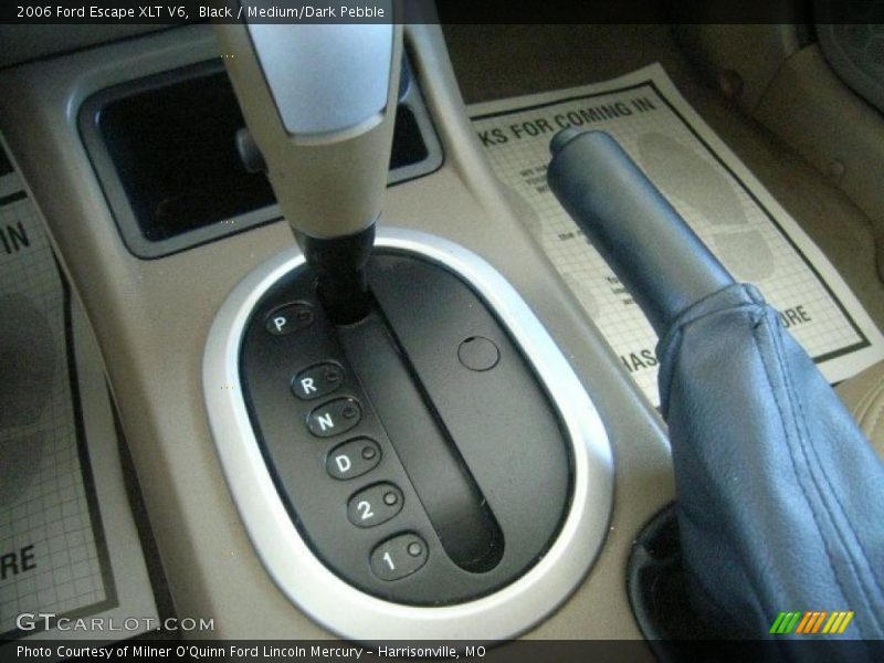 Black / Medium/Dark Pebble 2006 Ford Escape XLT V6