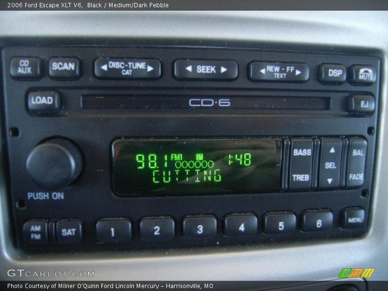 Black / Medium/Dark Pebble 2006 Ford Escape XLT V6