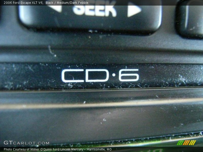 Black / Medium/Dark Pebble 2006 Ford Escape XLT V6