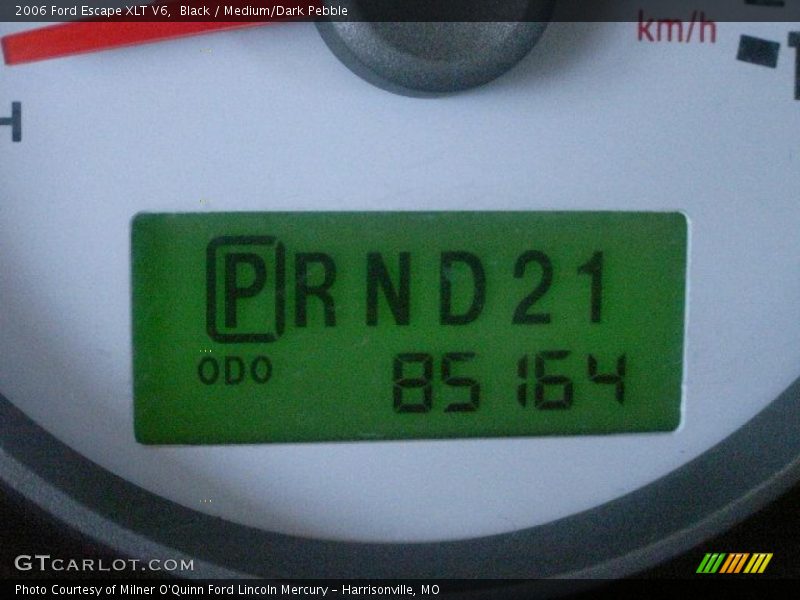 Black / Medium/Dark Pebble 2006 Ford Escape XLT V6