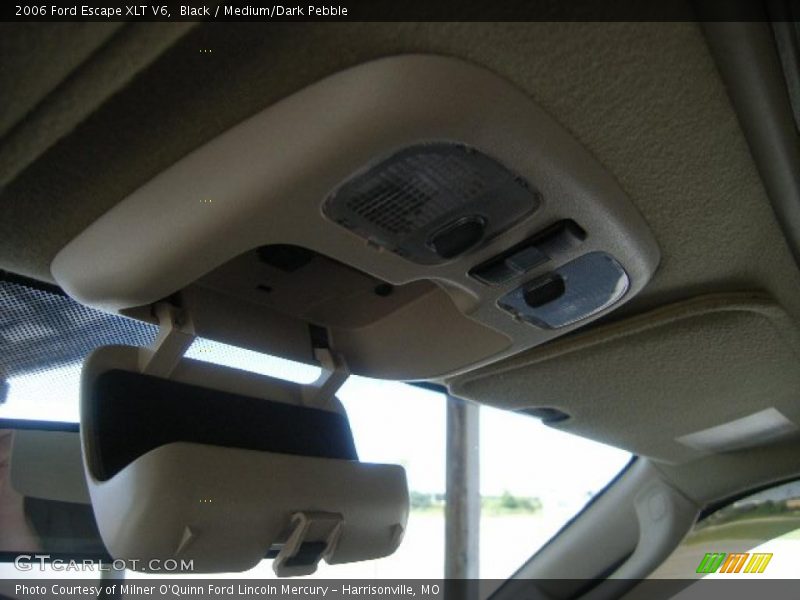 Black / Medium/Dark Pebble 2006 Ford Escape XLT V6