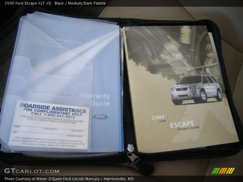 Black / Medium/Dark Pebble 2006 Ford Escape XLT V6