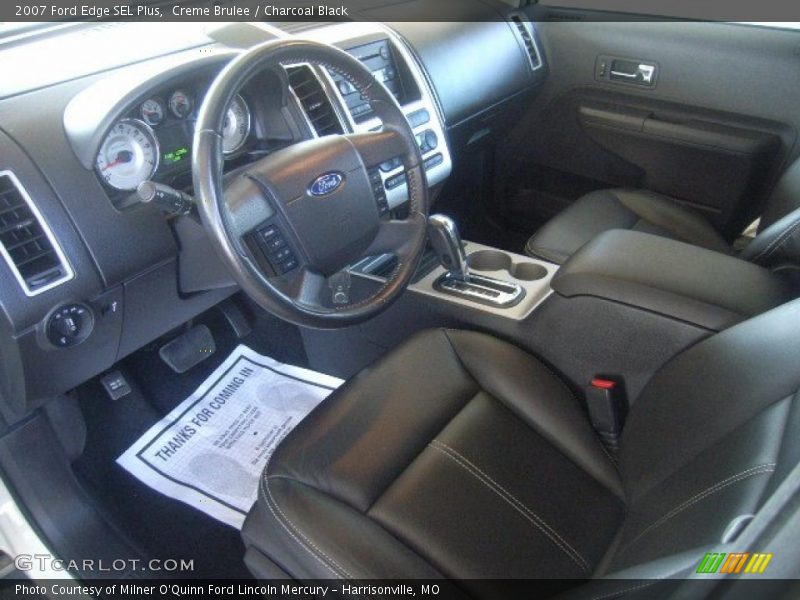 Creme Brulee / Charcoal Black 2007 Ford Edge SEL Plus