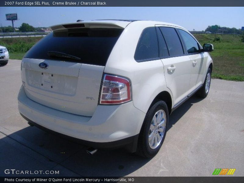 Creme Brulee / Charcoal Black 2007 Ford Edge SEL Plus