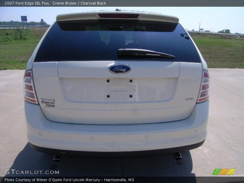 Creme Brulee / Charcoal Black 2007 Ford Edge SEL Plus