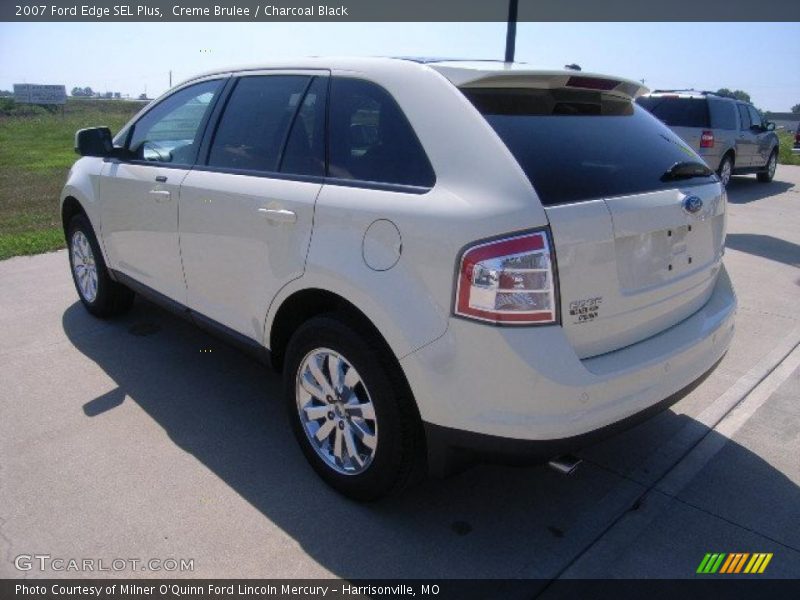 Creme Brulee / Charcoal Black 2007 Ford Edge SEL Plus