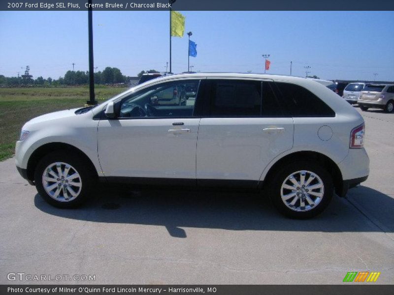 Creme Brulee / Charcoal Black 2007 Ford Edge SEL Plus