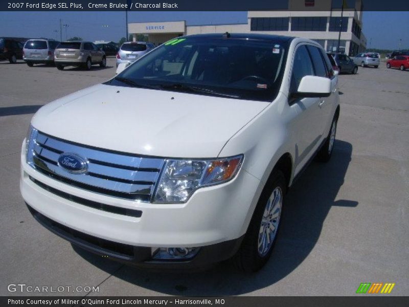 Creme Brulee / Charcoal Black 2007 Ford Edge SEL Plus