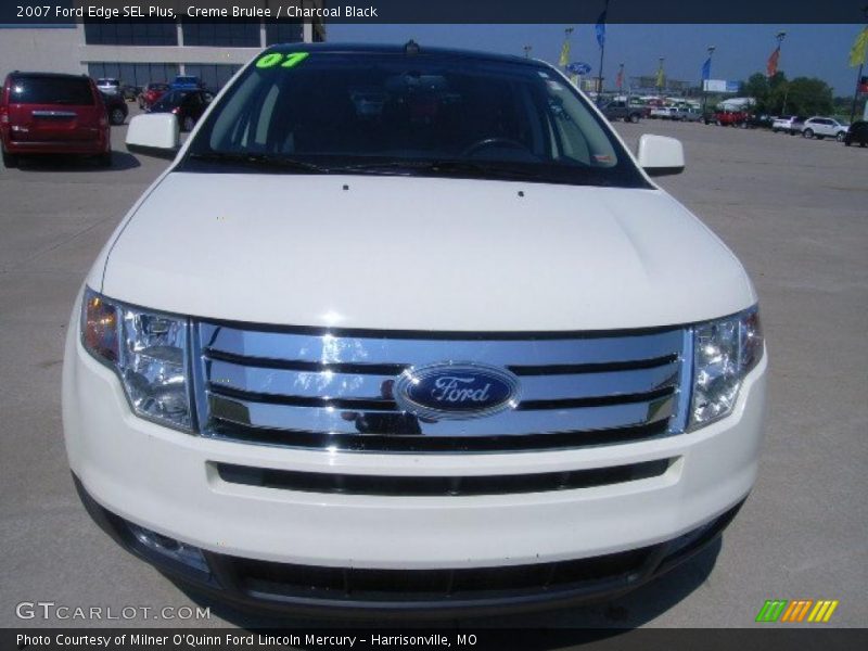 Creme Brulee / Charcoal Black 2007 Ford Edge SEL Plus