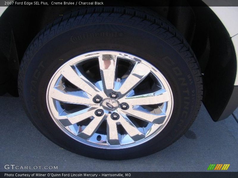 Creme Brulee / Charcoal Black 2007 Ford Edge SEL Plus