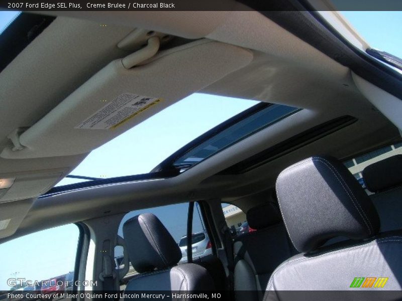 Creme Brulee / Charcoal Black 2007 Ford Edge SEL Plus