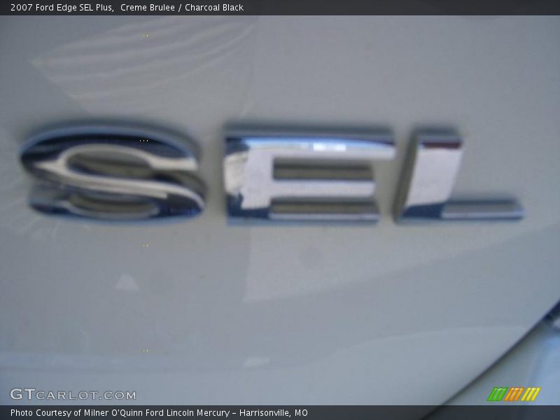 Creme Brulee / Charcoal Black 2007 Ford Edge SEL Plus