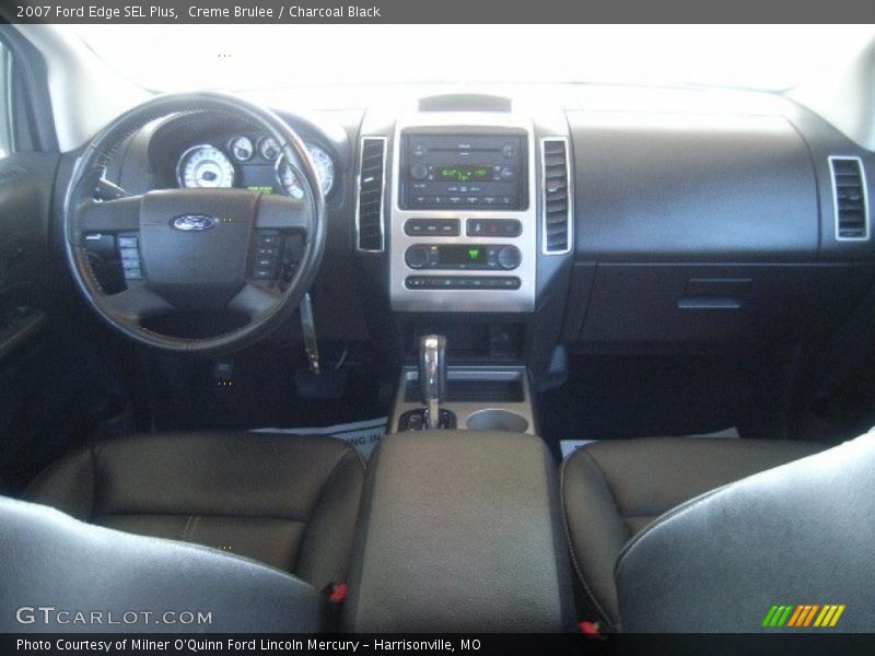 Creme Brulee / Charcoal Black 2007 Ford Edge SEL Plus