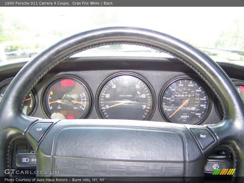 Gran Prix White / Black 1990 Porsche 911 Carrera 4 Coupe