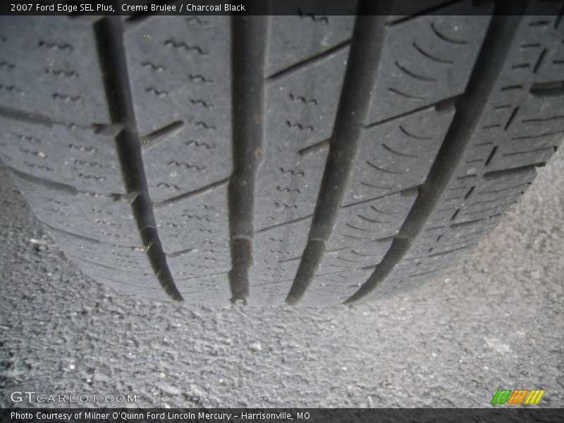 Creme Brulee / Charcoal Black 2007 Ford Edge SEL Plus