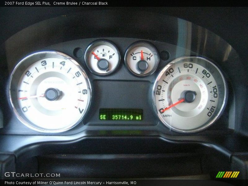 Creme Brulee / Charcoal Black 2007 Ford Edge SEL Plus