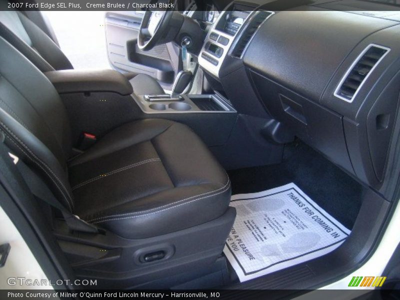 Creme Brulee / Charcoal Black 2007 Ford Edge SEL Plus