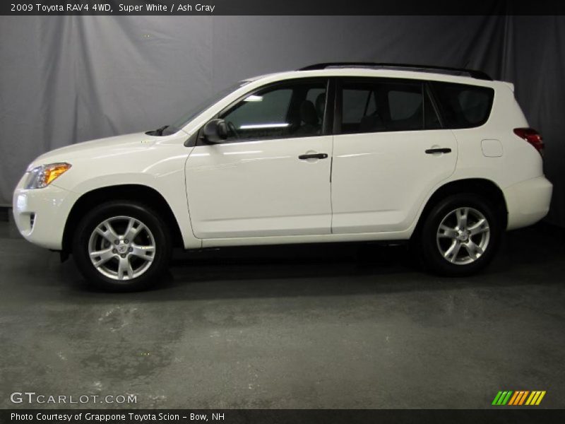 Super White / Ash Gray 2009 Toyota RAV4 4WD
