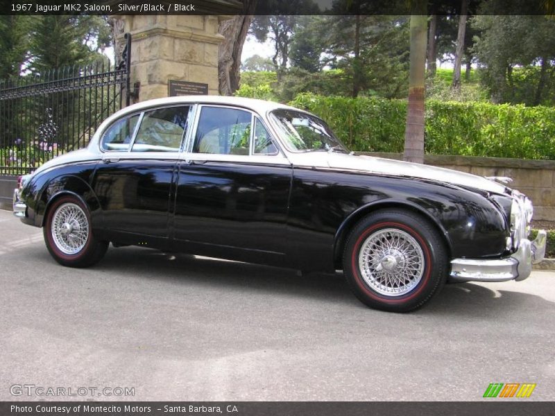 Silver/Black / Black 1967 Jaguar MK2 Saloon