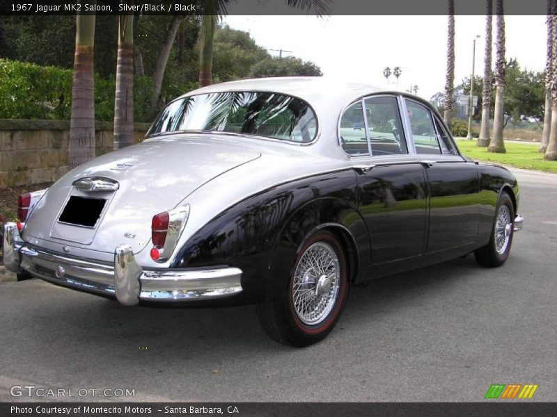 Silver/Black / Black 1967 Jaguar MK2 Saloon