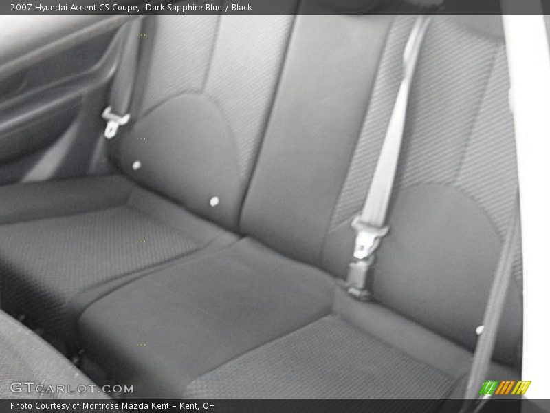 Dark Sapphire Blue / Black 2007 Hyundai Accent GS Coupe