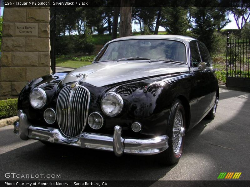 Silver/Black / Black 1967 Jaguar MK2 Saloon