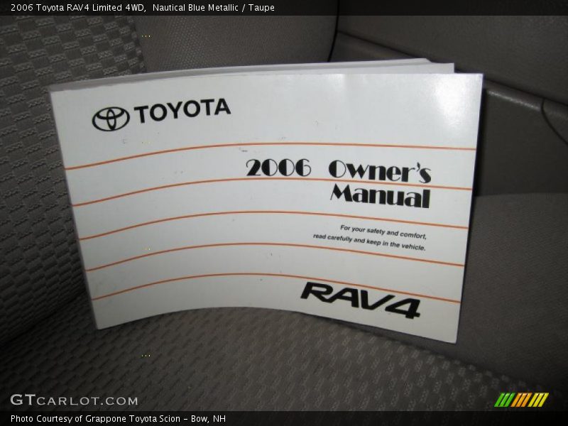 Nautical Blue Metallic / Taupe 2006 Toyota RAV4 Limited 4WD