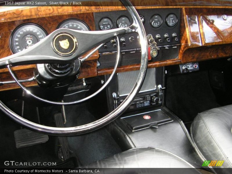 Silver/Black / Black 1967 Jaguar MK2 Saloon
