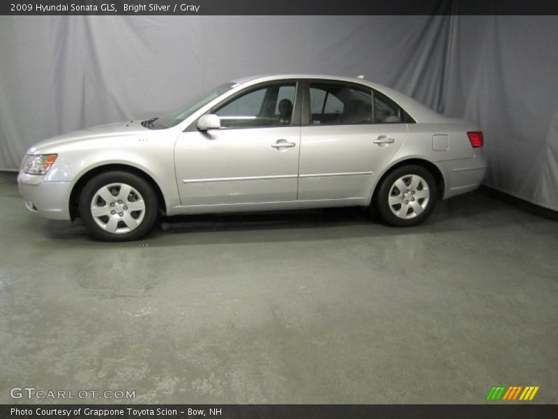 Bright Silver / Gray 2009 Hyundai Sonata GLS