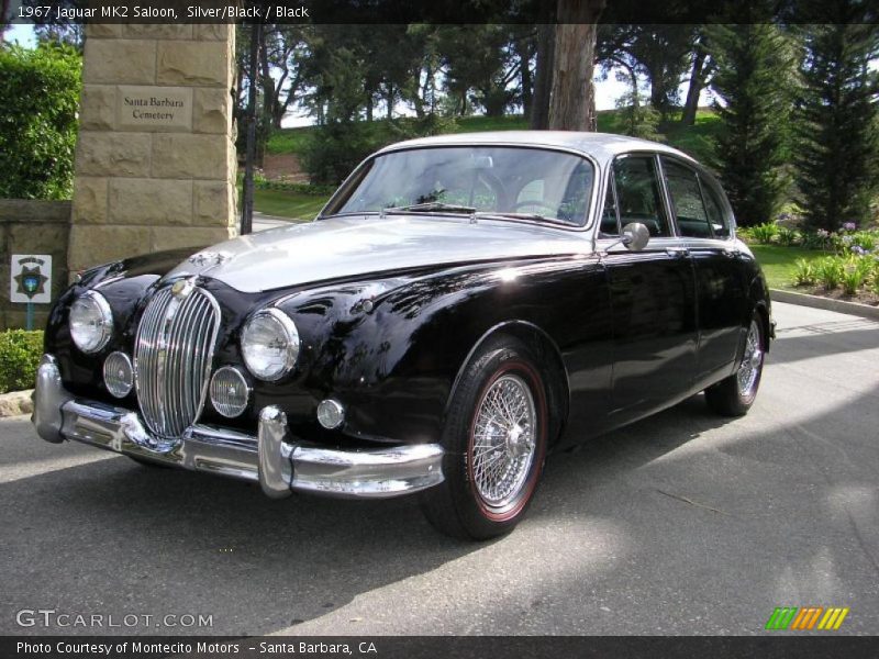 Silver/Black / Black 1967 Jaguar MK2 Saloon