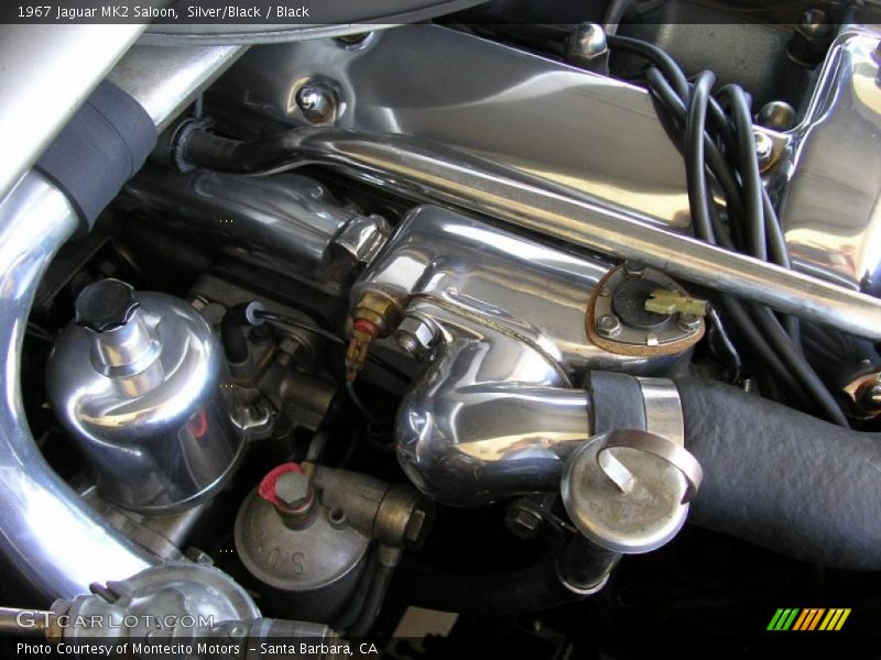 Silver/Black / Black 1967 Jaguar MK2 Saloon