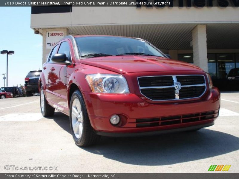 Inferno Red Crystal Pearl / Dark Slate Gray/Medium Graystone 2010 Dodge Caliber Mainstreet