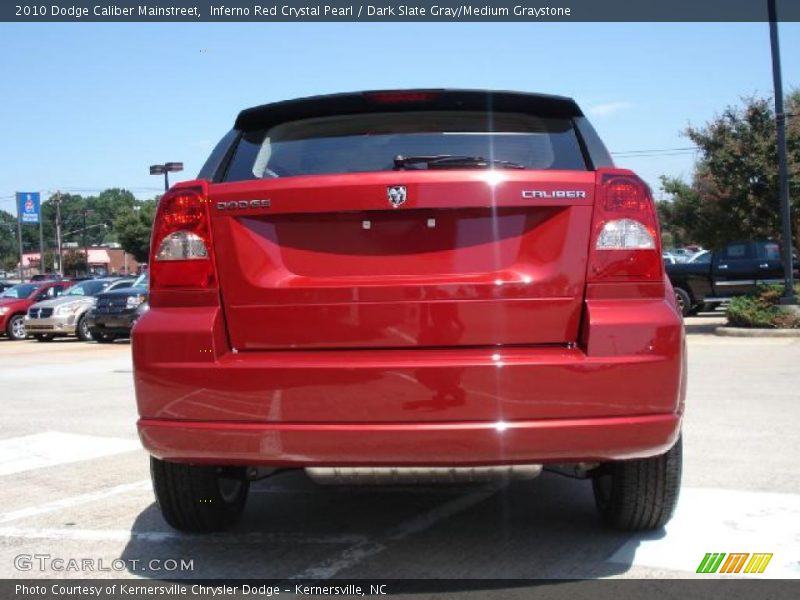 Inferno Red Crystal Pearl / Dark Slate Gray/Medium Graystone 2010 Dodge Caliber Mainstreet